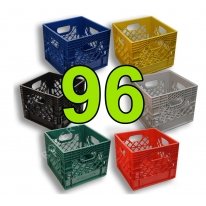 Square Milk Crate (Any Color) - Full Pallet of 96